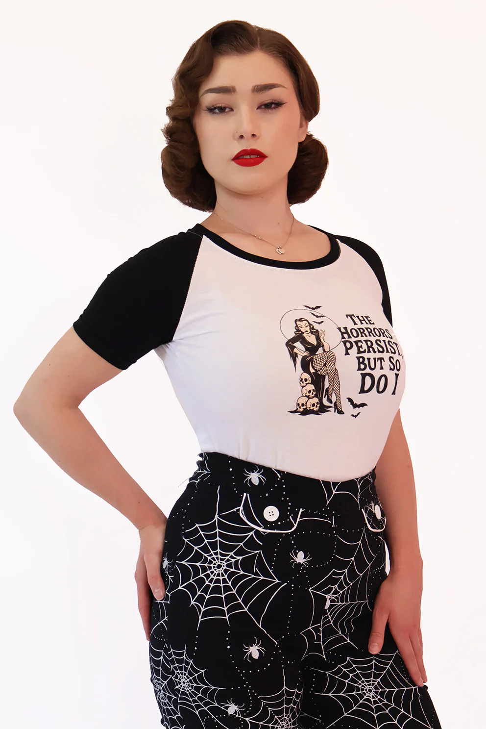 The Horrors Raglan Tee Shirt - Image 4